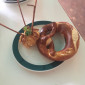 Teller mit Brezel und Obazdem